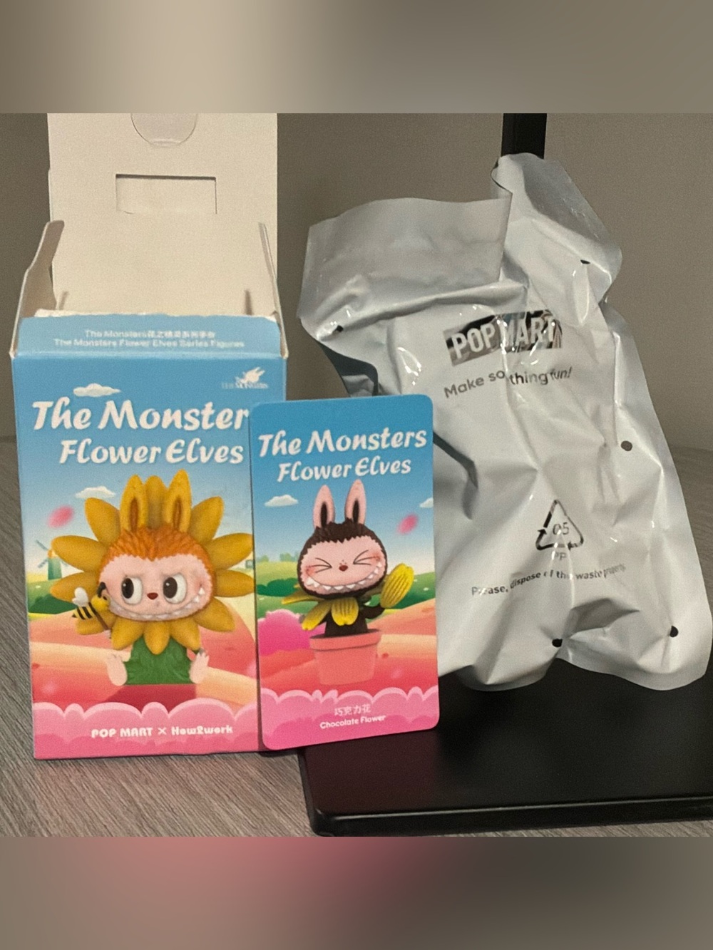 POP MART The Monsters Flower Elves - Confirmed Chocolate Flower